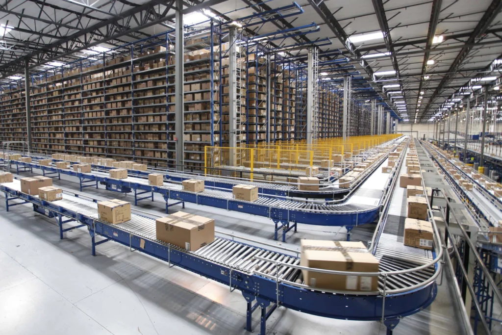 Boxes on ASRS Mini-Load System